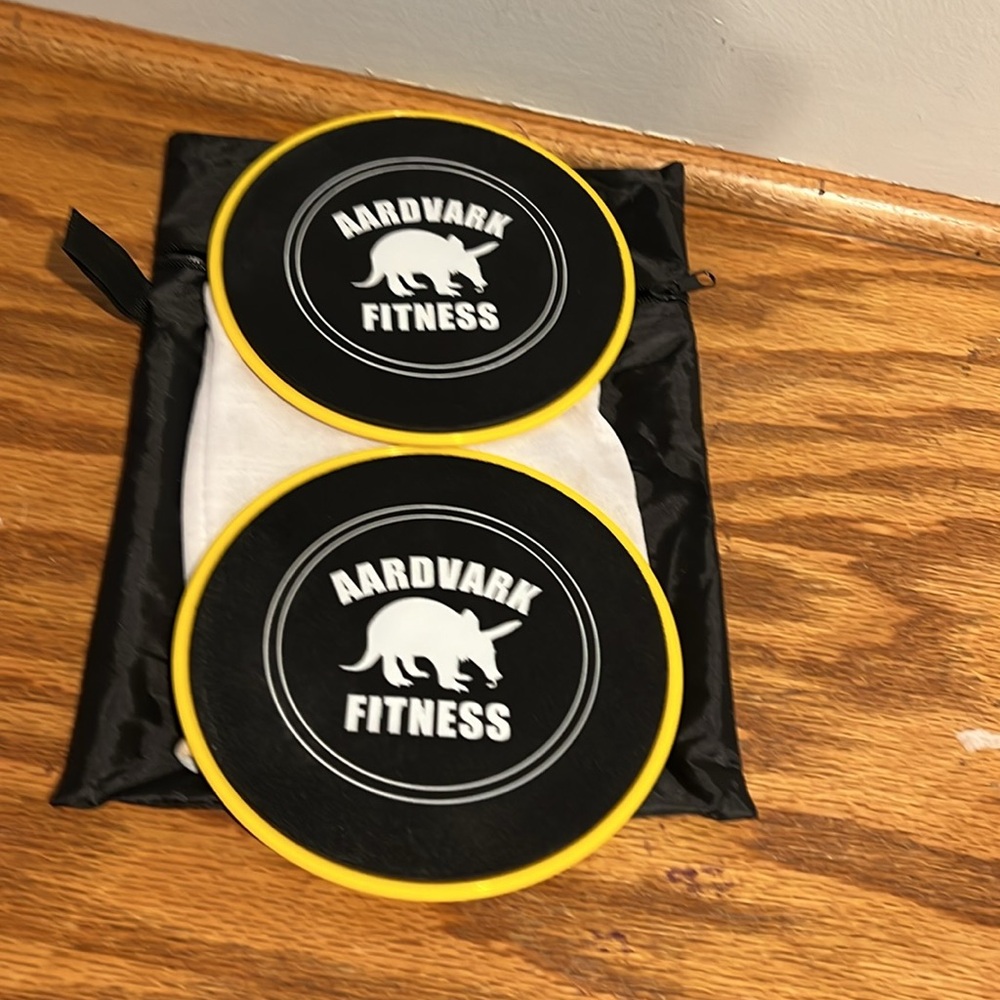 Abdominal and Glutes Exercise Slides Works on Carpet and Hardwood Floors